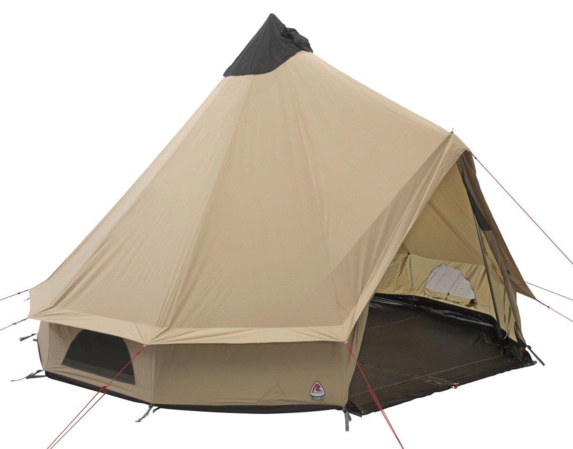 Klondike 6 Person Tipi Tent - Cream / One Size